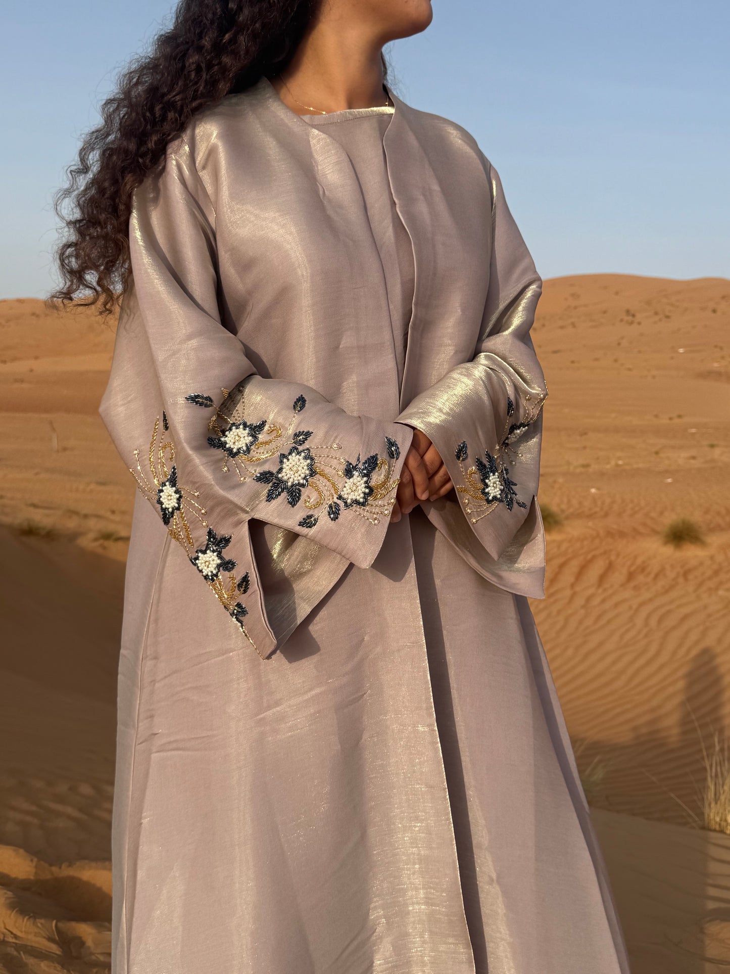 Abaya Set NOUR - Lueur d'Aurore