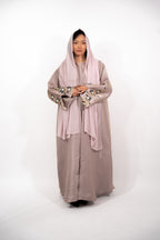 Ensemble Nour  (Abaya, sous robe, voile) – Éclat de lumière