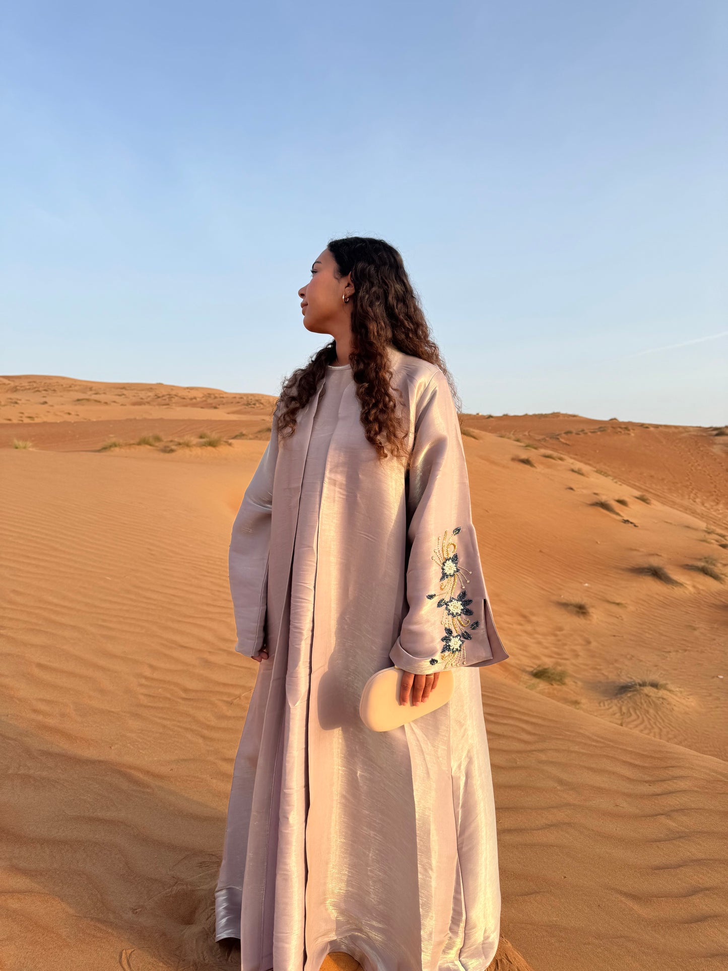 Abaya Set NOUR - Lueur d'Aurore