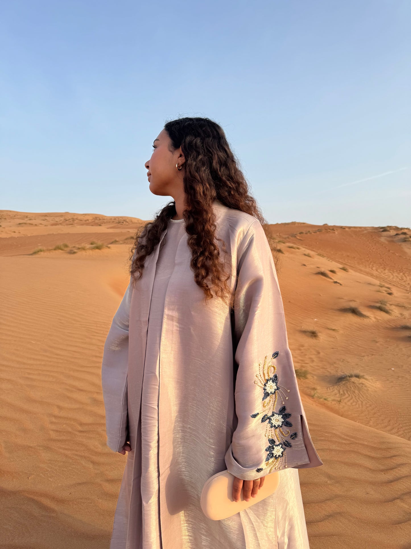 Abaya Set NOUR - Lueur d'Aurore