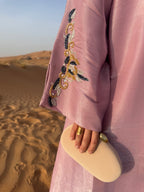 Sabah-Ensemble (Abaya, Unterkleid, Schleier) – Morgendämmerung